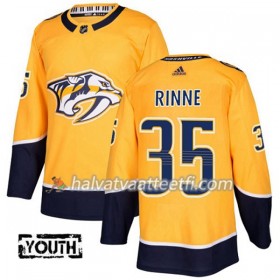 Lasten NHL Nashville Predators Pelipaita Pekka Rinne 35 Adidas 2017-2018 Kulta Authentic